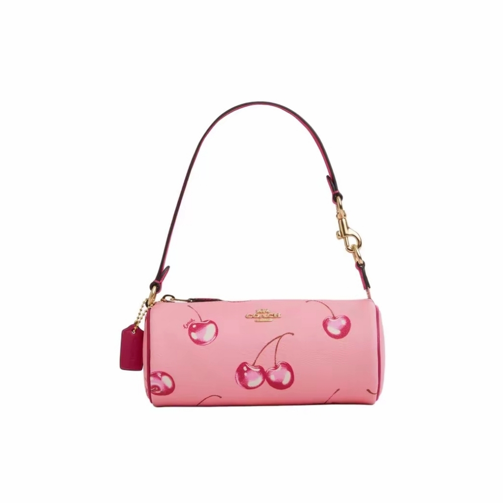 🍒Nolita Barrel Bag With Cherry Print